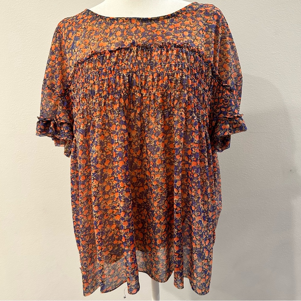 Flower swing top from Anthropologie